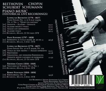 CD Robert Schumann: Piano Music (Historical Live Recordings)