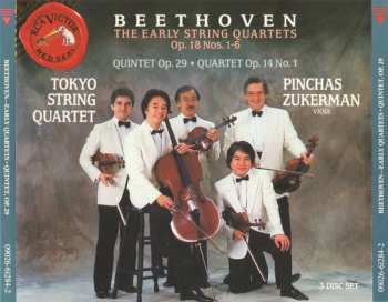 3CD Ludwig van Beethoven: The Early String Quartets: Op. 18 Nos. 1-6 • Quintet Op. 29 • Quartet Op. 14 No. 1