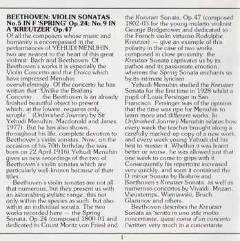 CD Ludwig van Beethoven: Frühlingssonate - Kreutzersonate