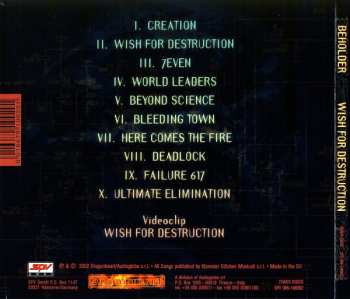 CD Beholder: Wish For Destruction