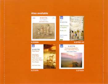 CD Béla Bartók: Rhapsody • Variations For Children • Études