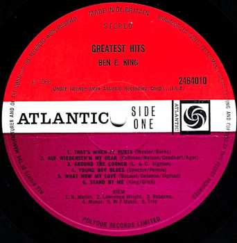 LP Ben E. King: Greatest Hits