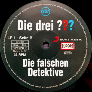 2LP Ben Nevis: Die Drei ??? 207 - Die Falschen Detektive LTD
