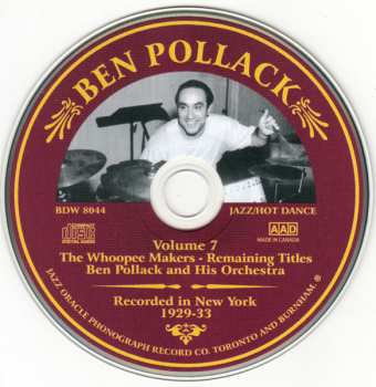 CD Ben Pollack: Ben Pollack Volume 7