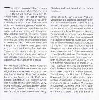 CD Ben Webster: Ben Webster & Associates