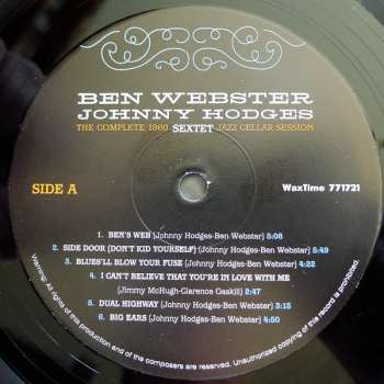 LP Ben Webster: The Complete 1960 Jazz Cellar Session LTD