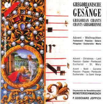 3CD Benediktinerabtei Münsterschwarzach: Gregorianische Gesänge / Advent - Weihnachten / Fastenzeit - Passion - Ostern / Pfingsten - Eucharistie - Maria