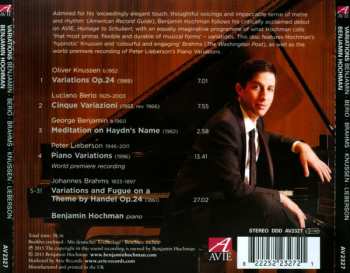 CD Johannes Brahms: Variations