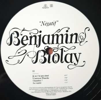 3LP Benjamin Biolay: Négatif
