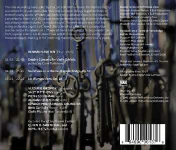 CD The London Philharmonic Orchestra: Double Concerto For Violin & Viola / Variations On A Theme Of Frank Bridge / Les Illuminations