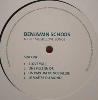 LP Benjamin Schoos: Night Music, Love Songs