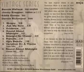 CD Dannie Richmond: Bennie Wallace Plays Monk