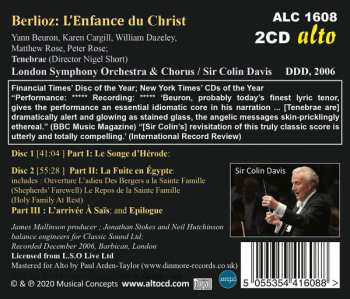 2CD The London Symphony Orchestra: L'enfance Du Christ