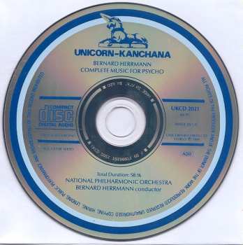 CD Bernard Herrmann: Psycho (Complete Music For Alfred Hitchcock's Classic Suspense Thriller)