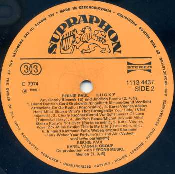 LP Bernie Paul: Lucky