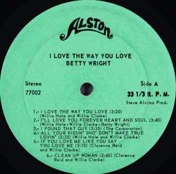 CD Betty Wright: I Love The Way You Love