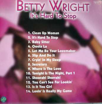 CD Betty Wright: It's Hard To Stop