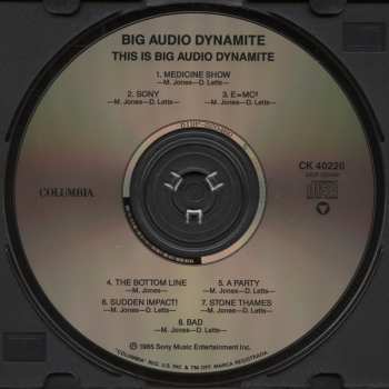 CD Big Audio Dynamite: This Is Big Audio Dynamite