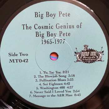 LP Big Boy Pete: The Cosmic Genius Of Big Boy Pete 1965-1977