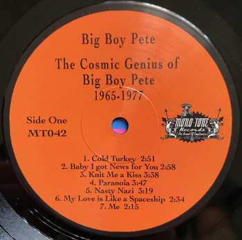 LP Big Boy Pete: The Cosmic Genius Of Big Boy Pete 1965-1977