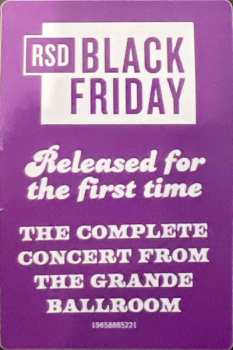 LP Big Brother & The Holding Company: Live At The Grande Ballroom, Detroit, Michigan, March 2, 1968 LTD