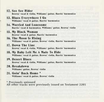 CD Big Joe Williams: Back To The Country 