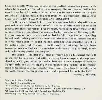 CD Big Joe Williams: Back To The Country 