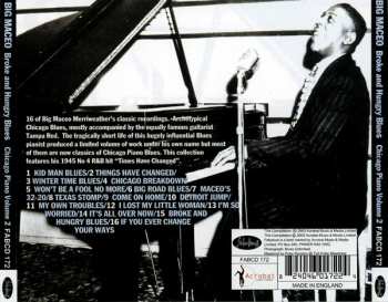 CD Big Maceo: Broke and Hungry Blues - Chicago Piano Volume 2