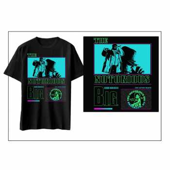 Merch Biggie Smalls: T-Shirt Life After Death Neon 