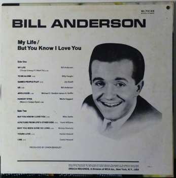 LP Bill Anderson: My Life / But You Know I Love You