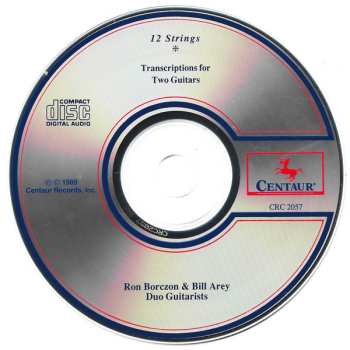CD Bill Arey: Twelve Strings (Transcriptions For Two Guitars)