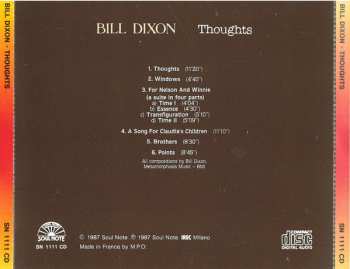 CD Bill Dixon: Thoughts