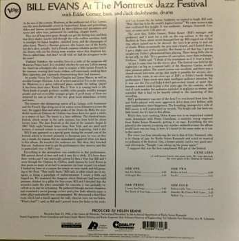 2LP Bill Evans: At The Montreux Jazz Festival