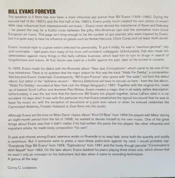CD Bill Evans: Forever
