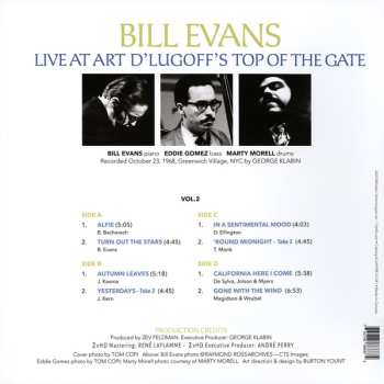 2LP Bill Evans: Live At Art D'Lugoff's Top Of The Gate Vol. 2 DLX