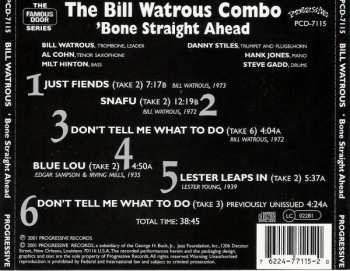 CD Bill Watrous Combo: 'Bone Straight Ahead