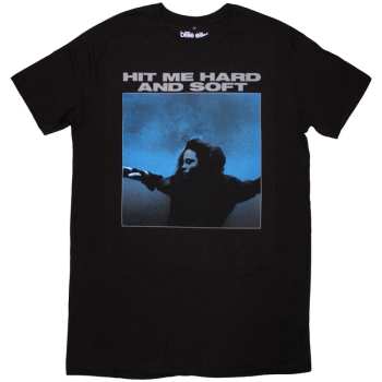 Merch Billie Eilish: Billie Eilish Ladies T-shirt Dress: Hmhas Tracklist (black) (back Print) (small) S