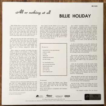 2LP Billie Holiday: All Or Nothing At All LTD | NUM