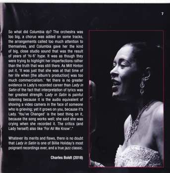 2CD Billie Holiday: Lady In Satin - The Stereo & Mono Versions