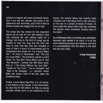 2CD Billie Holiday: Lady In Satin - The Stereo & Mono Versions