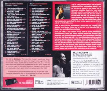 2CD Billie Holiday: Lady In Satin - The Stereo & Mono Versions
