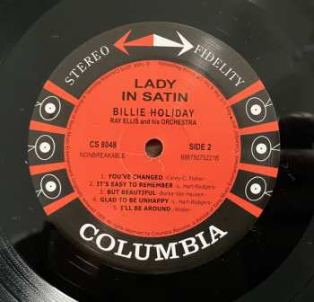 LP Billie Holiday: Lady In Satin