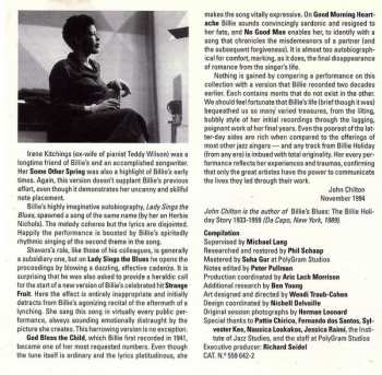 CD Billie Holiday: Lady Sings The Blues LTD
