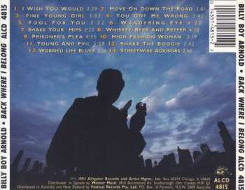 CD Billy Boy Arnold: Back Where I Belong
