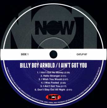 LP Billy Boy Arnold: I Ain't Got You