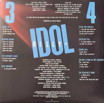 LP Billy Idol: Rebel Yell CLR | LTD