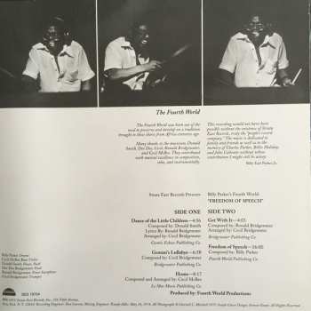 LP Billy Parker's Fourth World: Freedom Of Speech LTD