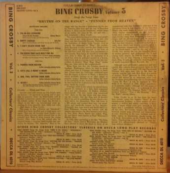 LP Bing Crosby: Collectors' Classics Volume 3: Sing The Songs From "Rhythm On The Range" And "Pennies From Heaven"