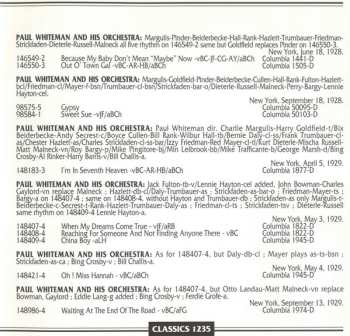 CD Bix Beiderbecke: 1928-1929