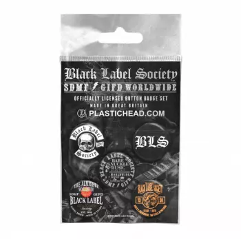 Button-Set Black Label Society Button Badge Set